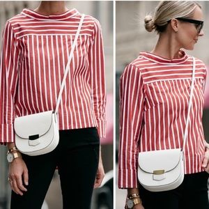 J. Crew Funnelneck Striped Shirt NWT